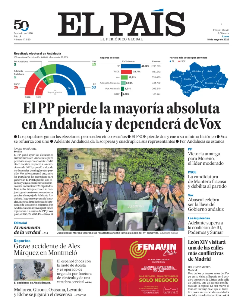El País (Nacional) — 18/05