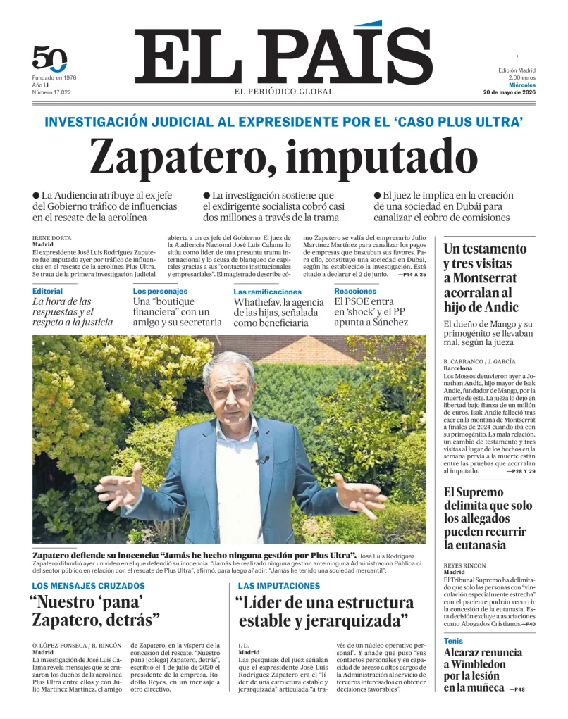 El País (Nacional) — 20/05