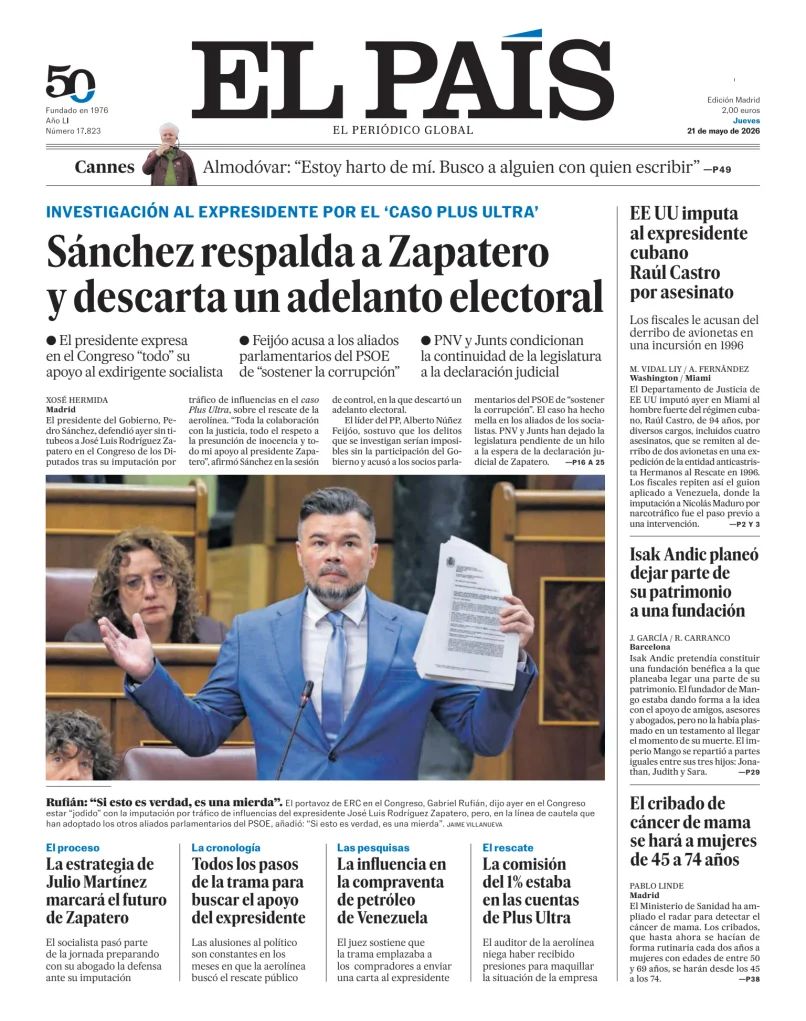 El País (Nacional) — 21/05