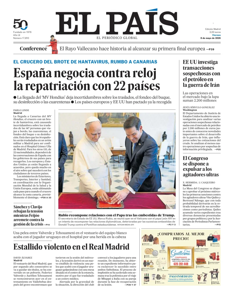 El País (Nacional) — 08/05