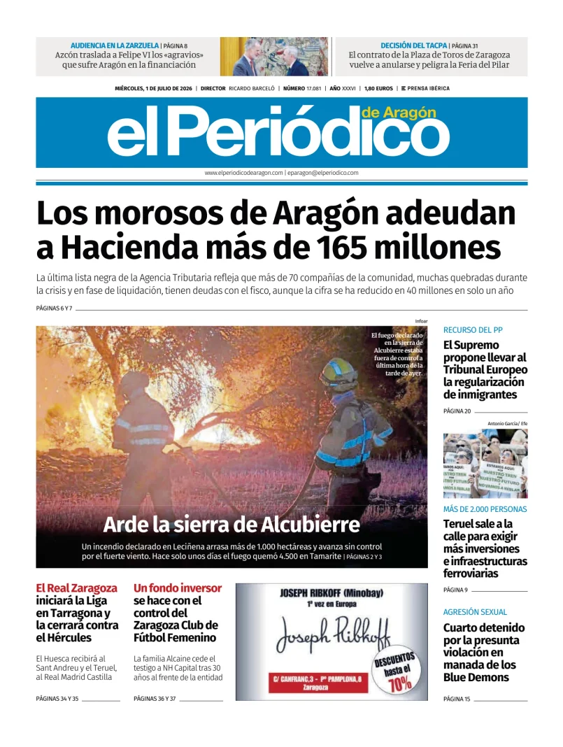 El Periódico Aragón — 01/07