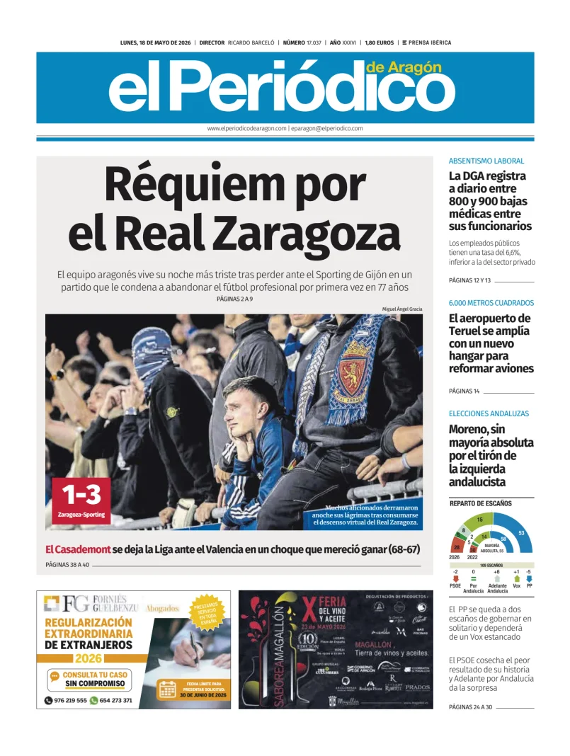 El Periódico Aragón — 18/05