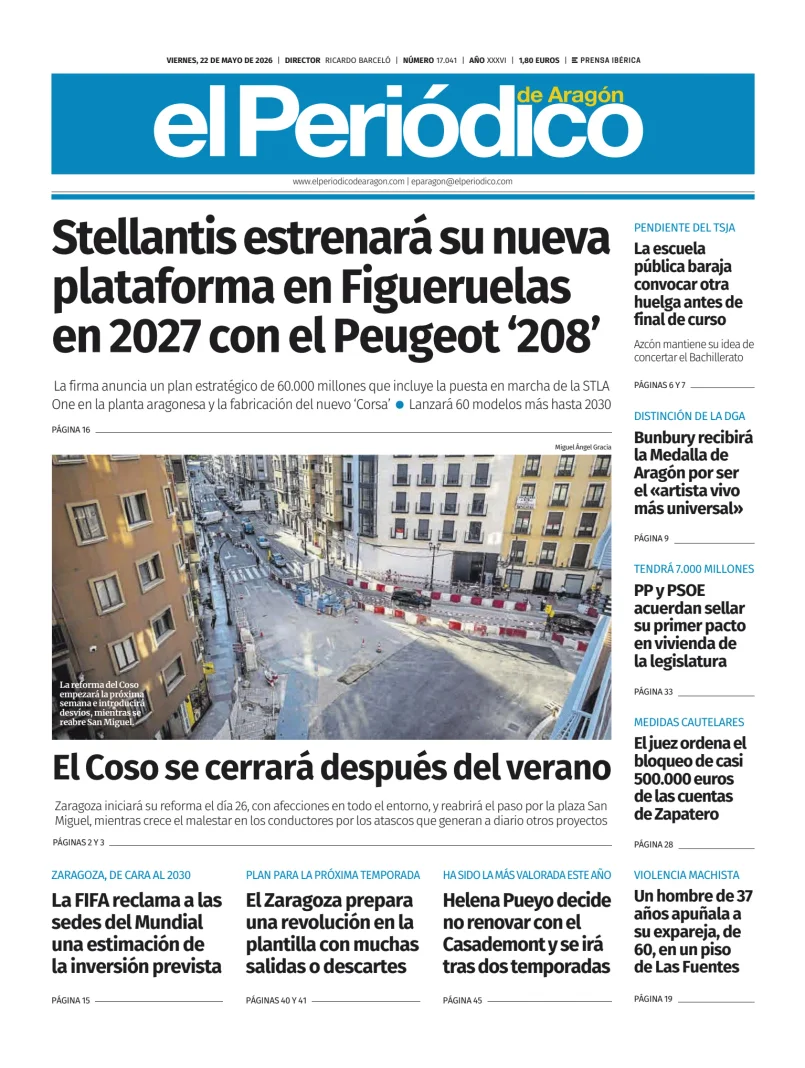 El Periódico Aragón — 22/05