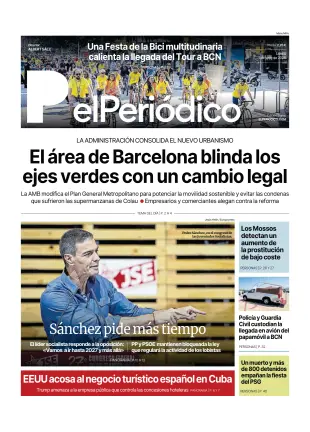 Portada de El Periódico - Castellano, 1 de junio de 2026