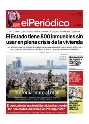 Portada de El Periódico - Castellano, 10 de julio de 2026