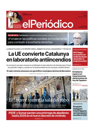 Portada de El Periódico - Castellano, 23 de julio de 2026
