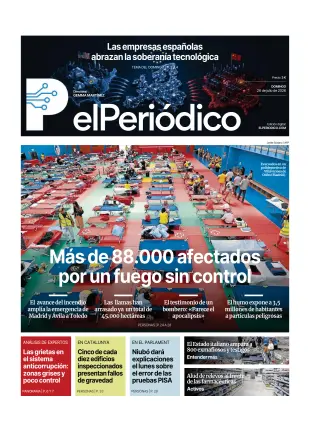 Portada de El Periódico - Castellano, 26 de julio de 2026