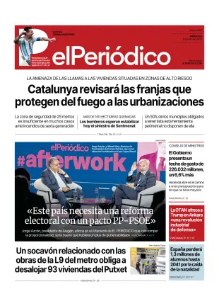 Portada de El Periódico - Castellano, 8 de julio de 2026