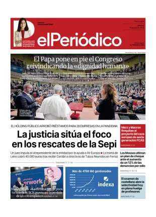 Portada de El Periódico - Castellano, 9 de junio de 2026