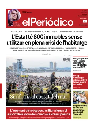 Portada de El Periódico - Català, 10 de julio de 2026