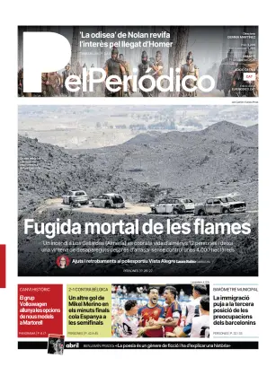 Portada de El Periódico - Català, 11 de julio de 2026