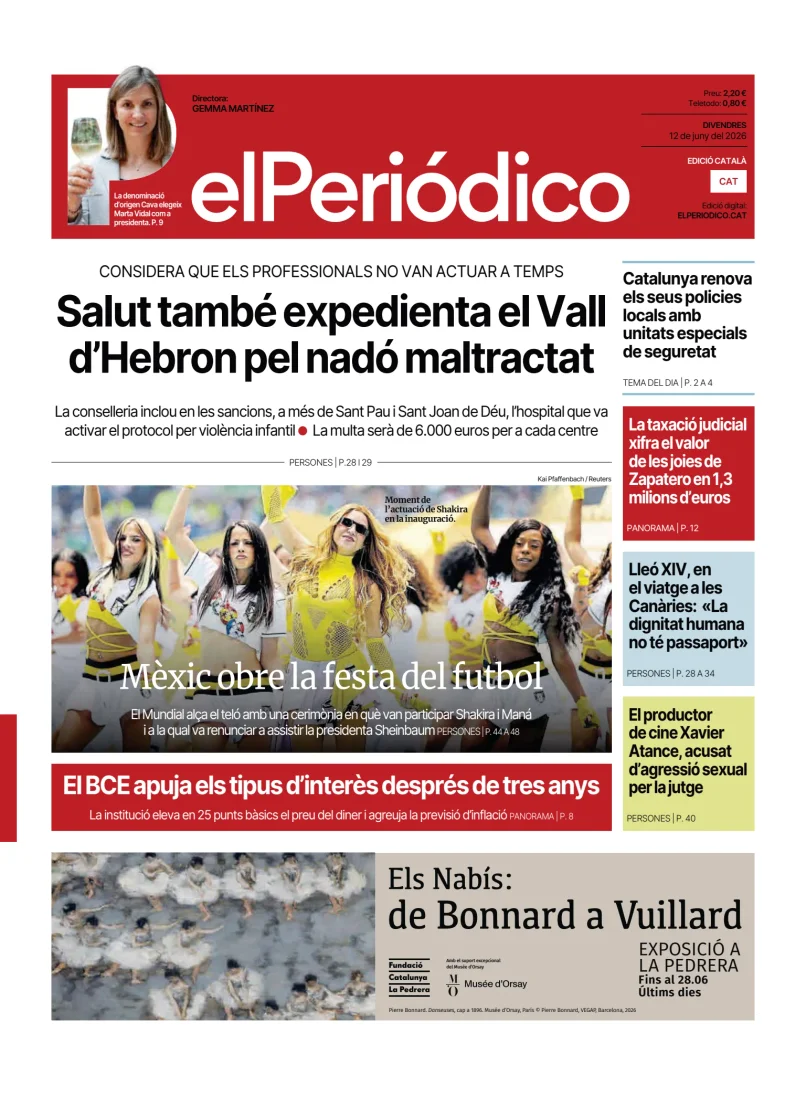 Portada de El Periódico - Català
