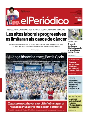 Portada de El Periódico - Català, 24 de julio de 2026