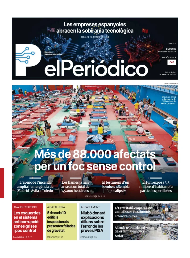 Portada de El Periódico - Català