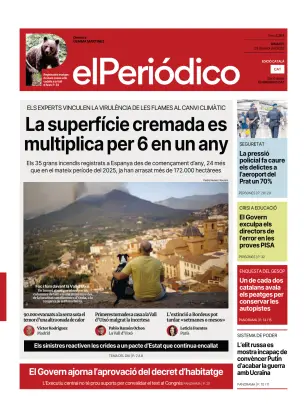 Portada de El Periódico - Català, 28 de julio de 2026