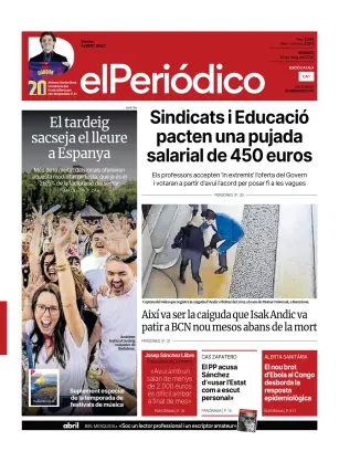Portada de El Periódico - Català, 30 de mayo de 2026