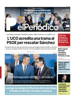 Portada de El Periódico - Català, 4 de junio de 2026
