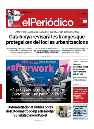 Portada de El Periódico - Català, 8 de julio de 2026