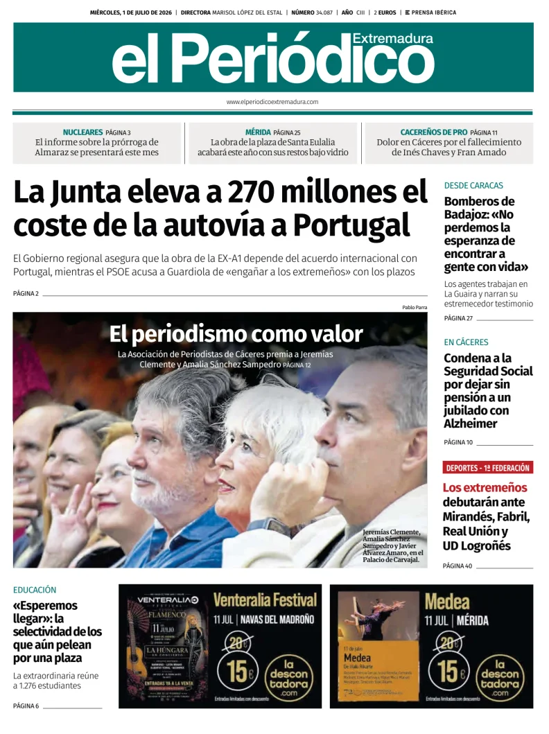 El Periódico Extremadura — 01/07