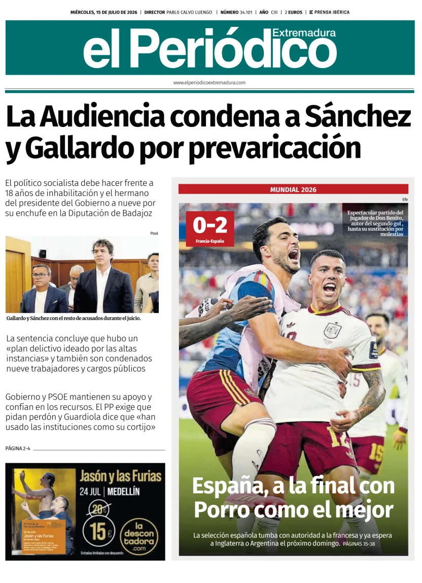 El Periódico Extremadura — 15/07