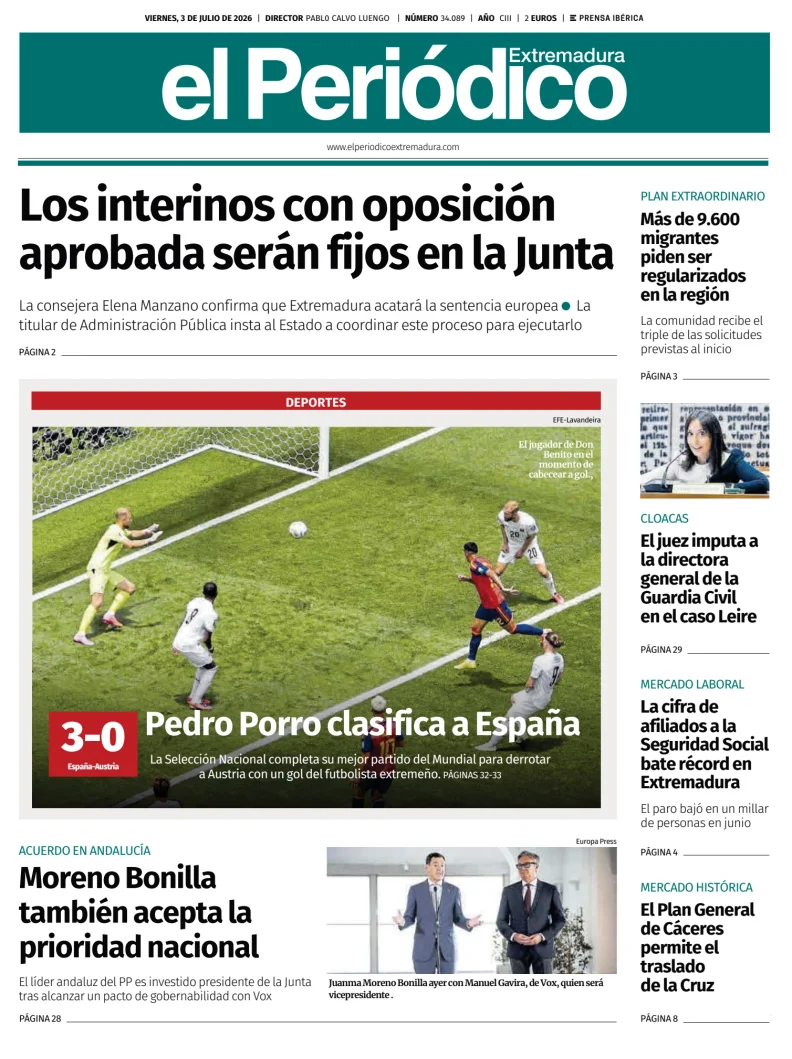El Periódico Extremadura — 03/07