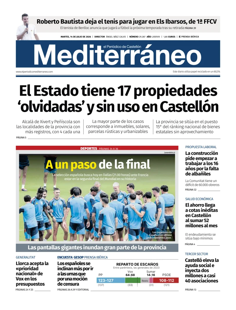 El Periódico Mediterráneo — 14/07