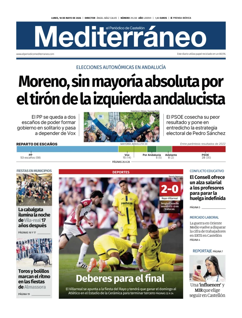 El Periódico Mediterráneo — 18/05