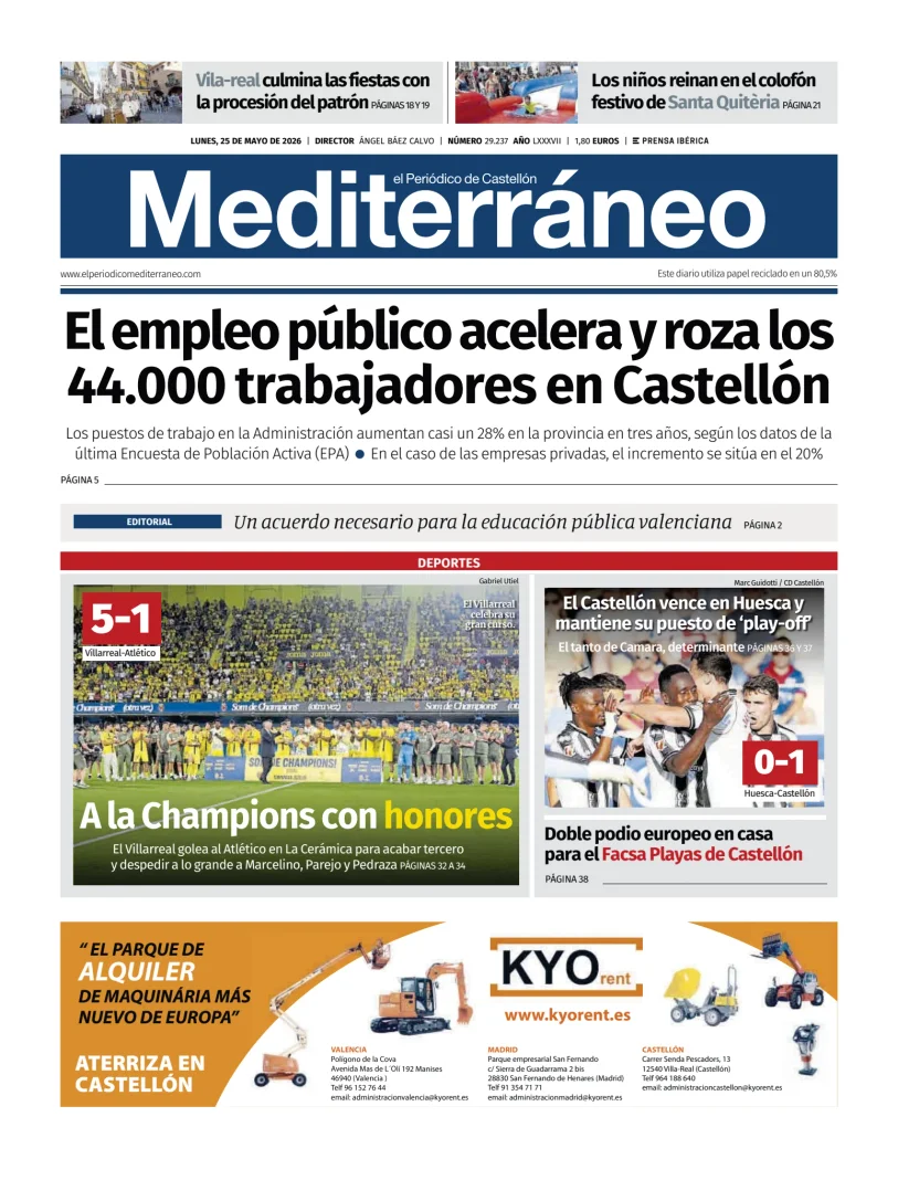 El Periódico Mediterráneo — 25/05