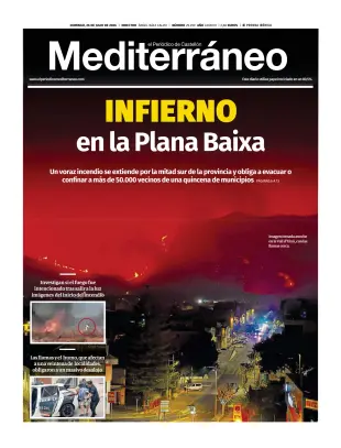Portada de El Periódico Mediterráneo, 26 de julio de 2026