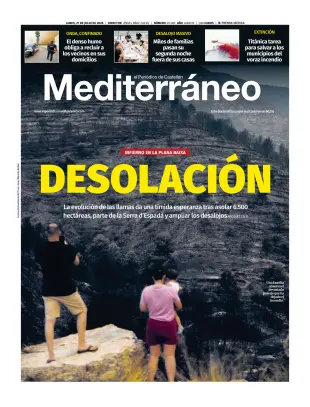 Portada de El Periódico Mediterráneo, 27 de julio de 2026