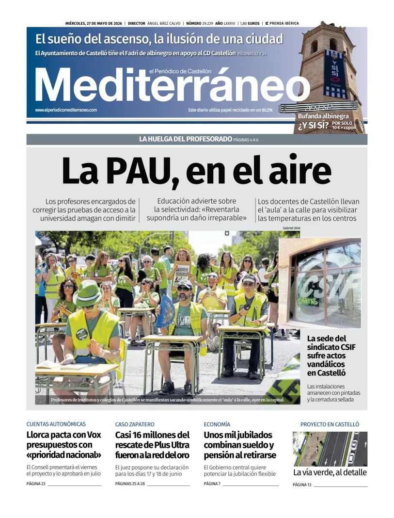 El Periódico Mediterráneo — 27/05