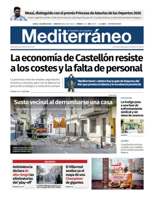 Portada de El Periódico Mediterráneo, 4 de junio de 2026