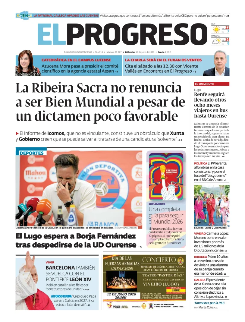 Portada de El Progreso