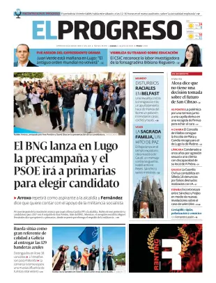 Portada de El Progreso, 11 de junio de 2026