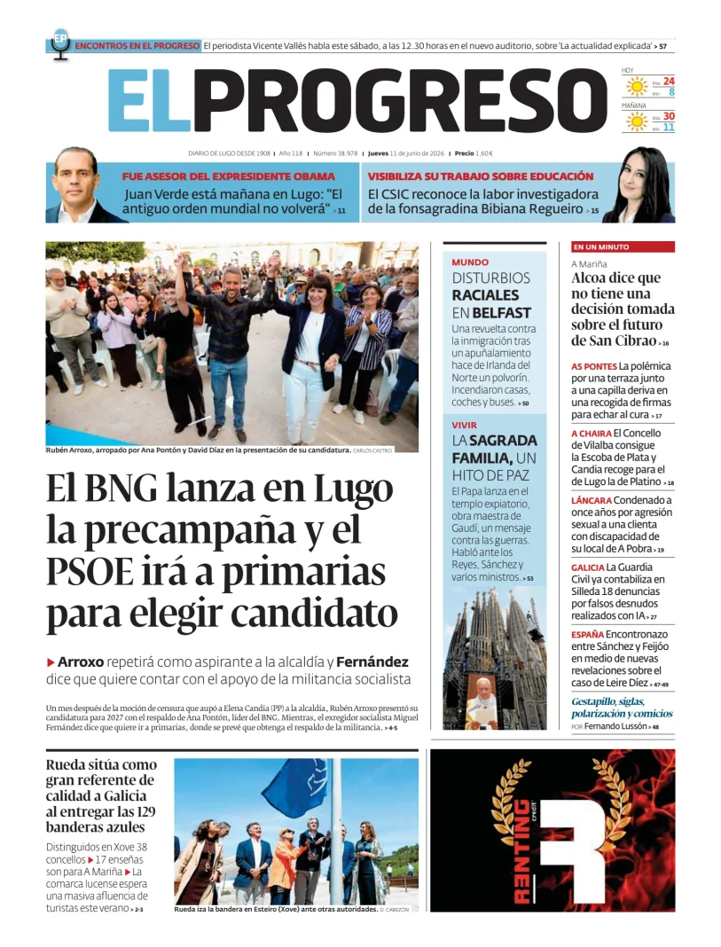 Portada de El Progreso