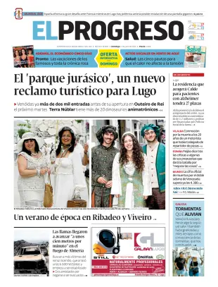 Portada de El Progreso, 12 de julio de 2026