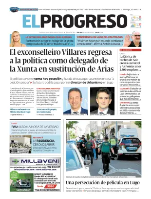 Portada de El Progreso, 2 de junio de 2026