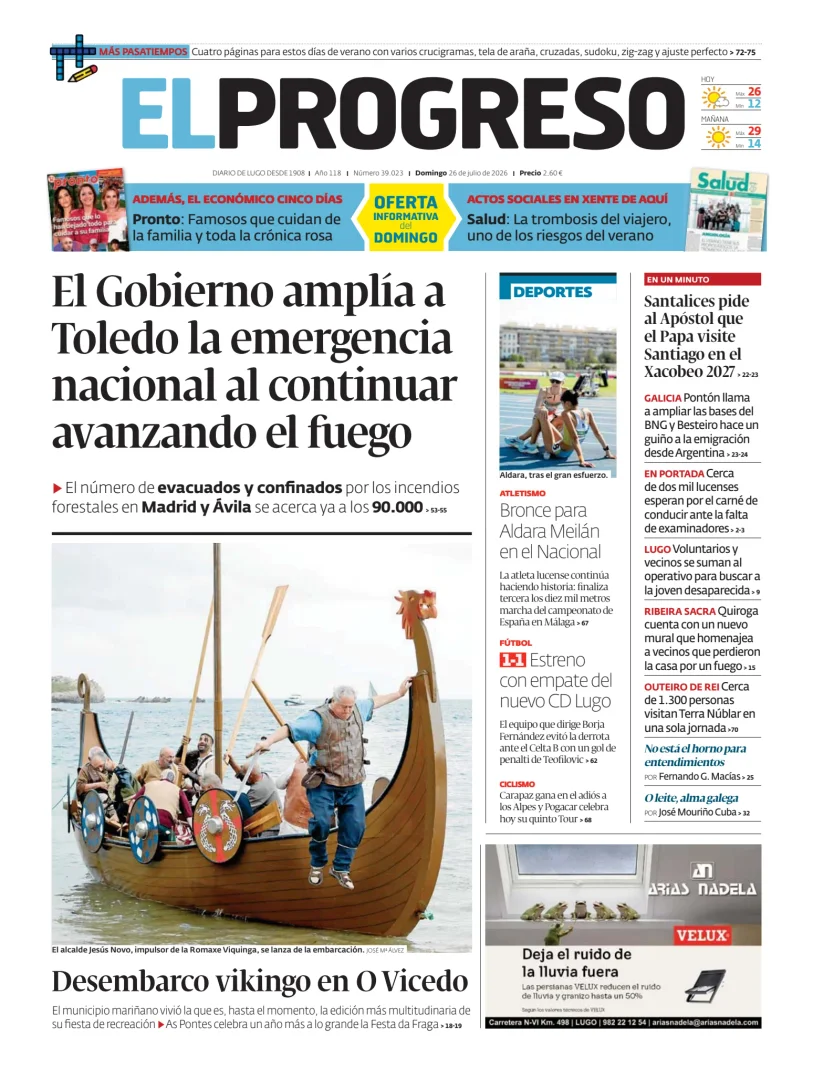 Portada de El Progreso