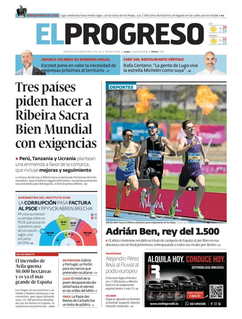 Portada de El Progreso