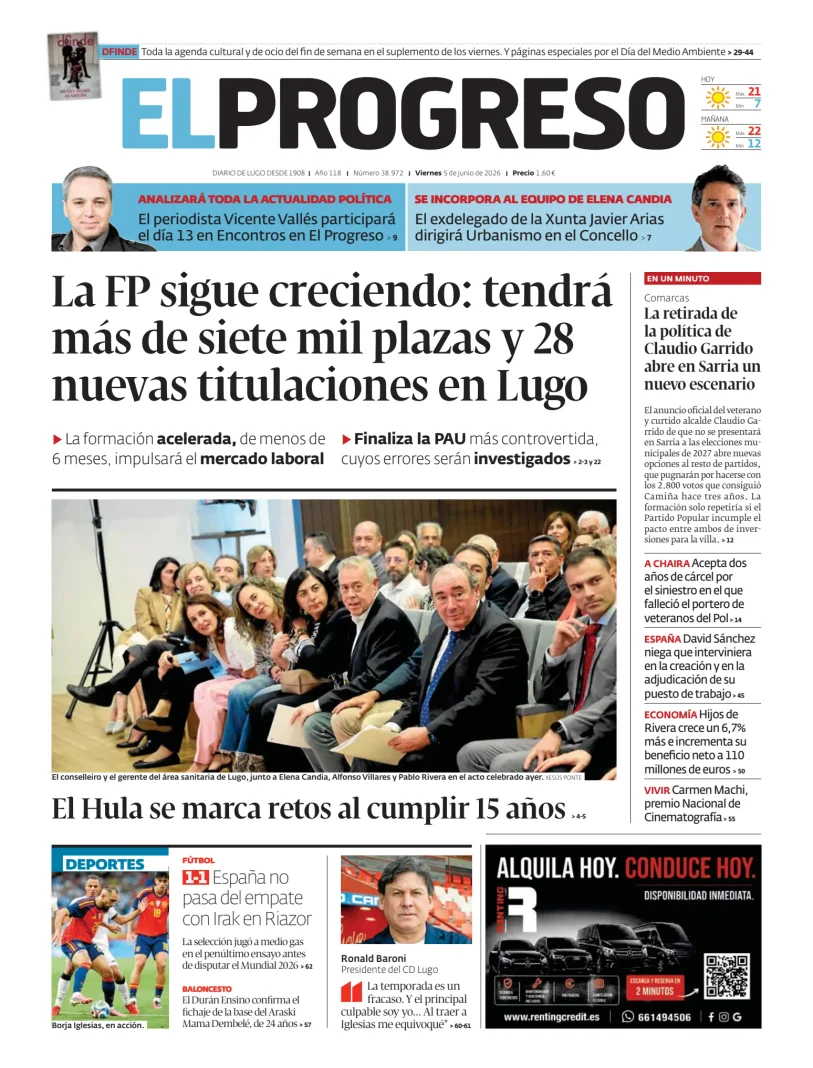 Portada de El Progreso