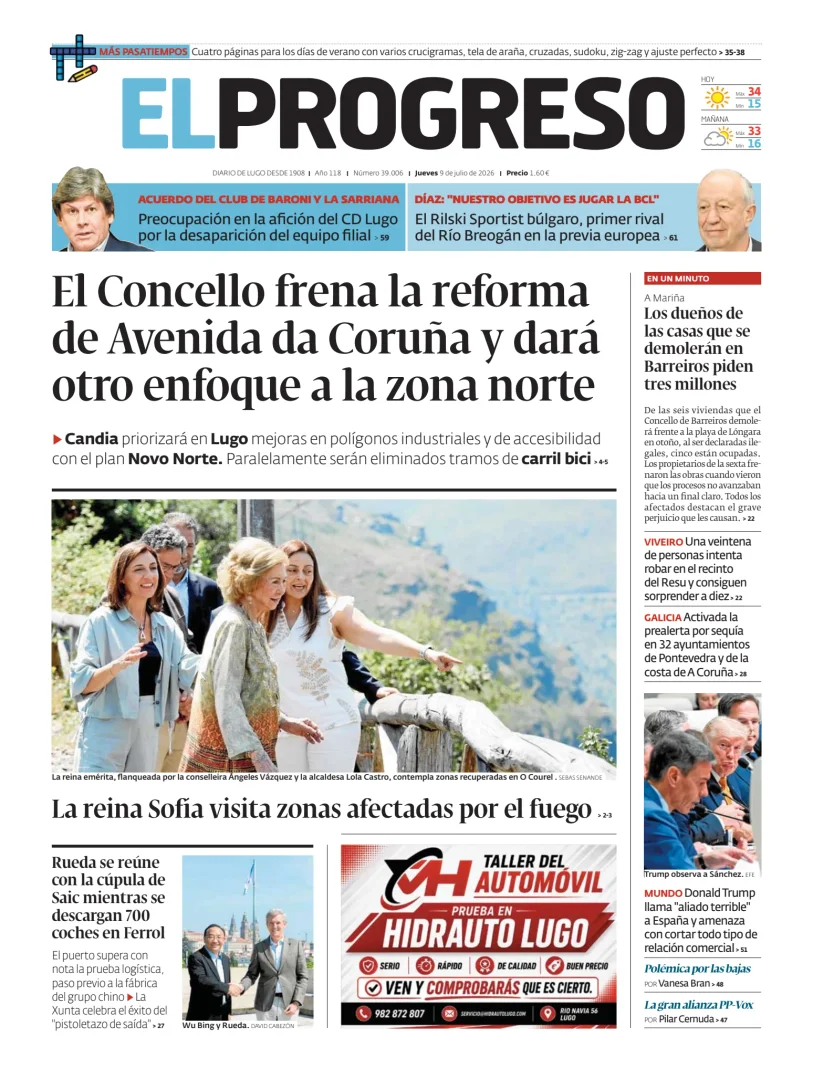 Portada de El Progreso