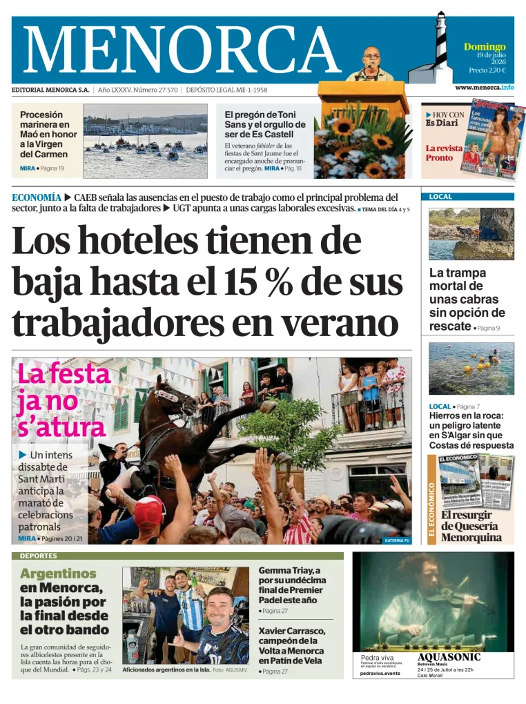 Es Diari — 19/07