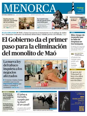 Portada de Es Diari, 26 de julio de 2026