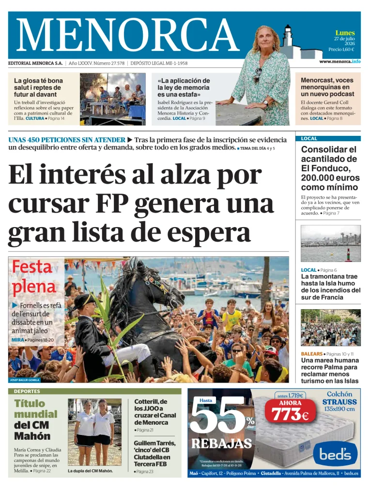 Portada de Es Diari