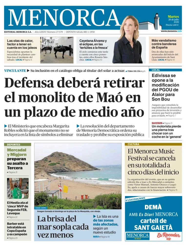 Portada de Es Diari