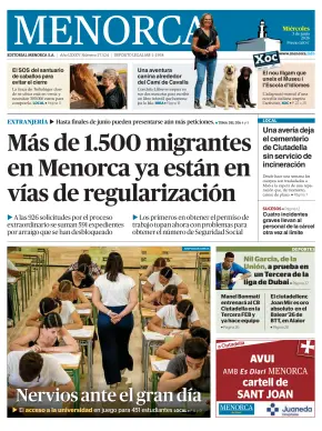 Portada de Es Diari, 3 de junio de 2026