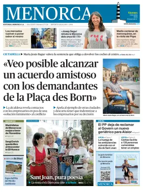 Portada de Es Diari, 5 de junio de 2026