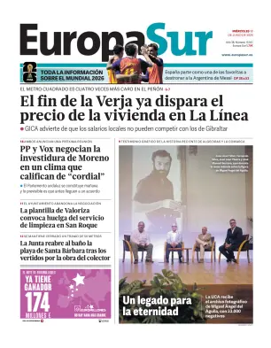 Portada de Europa Sur, 10 de junio de 2026