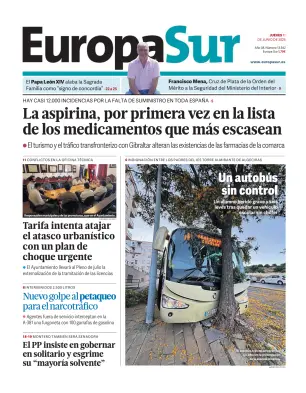 Portada de Europa Sur, 11 de junio de 2026