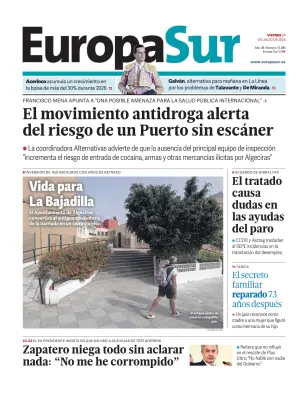 Portada de Europa Sur, 24 de julio de 2026